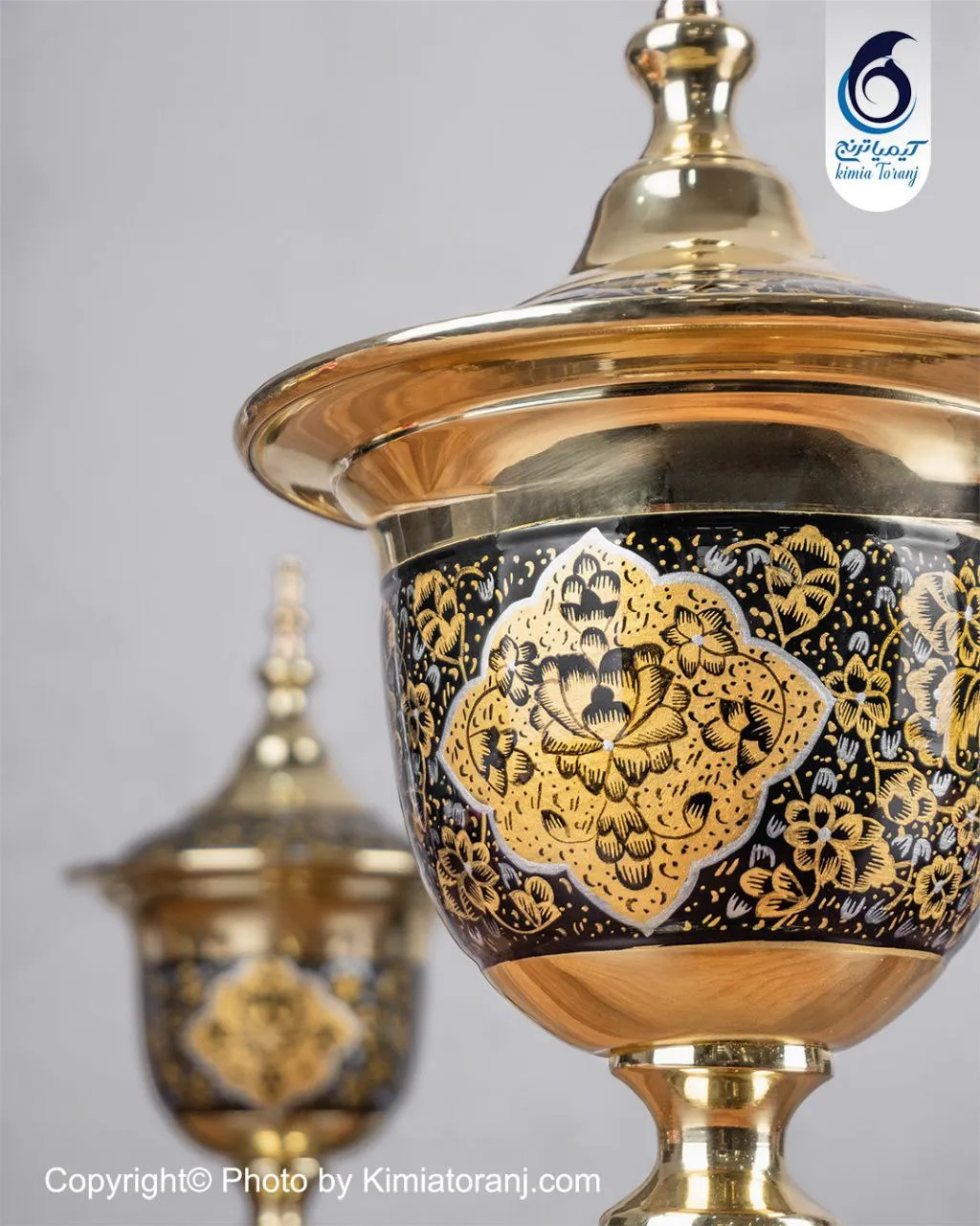 شکلات خوری زرینه 39 کاپی برنجی