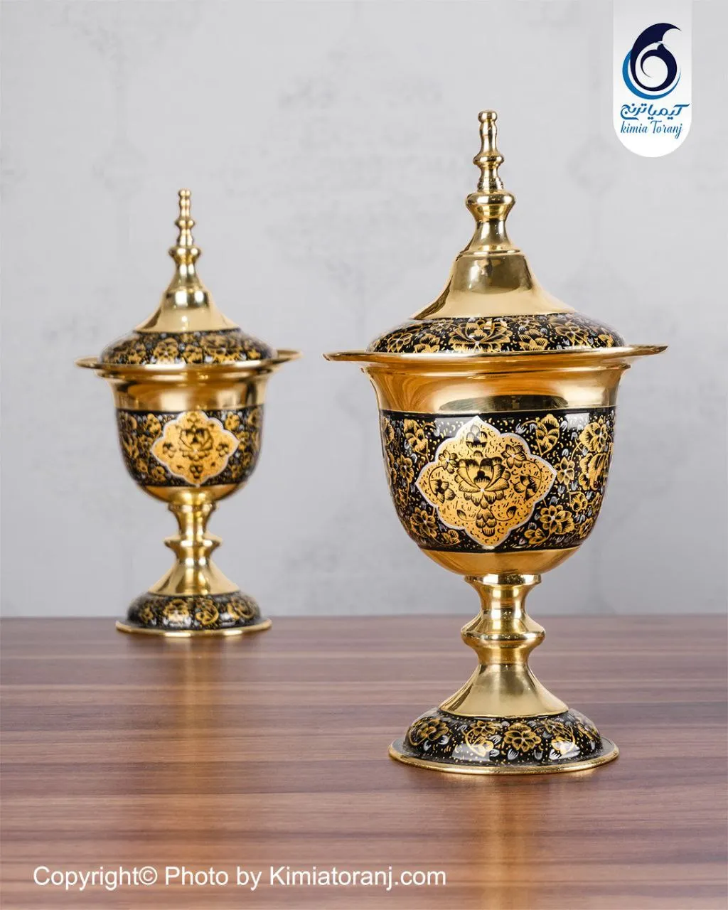 شکلات خوری زرینه 39 کاپی برنجی