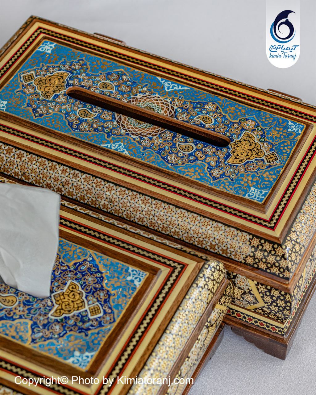 جا دستمال خاتم و تذهیب