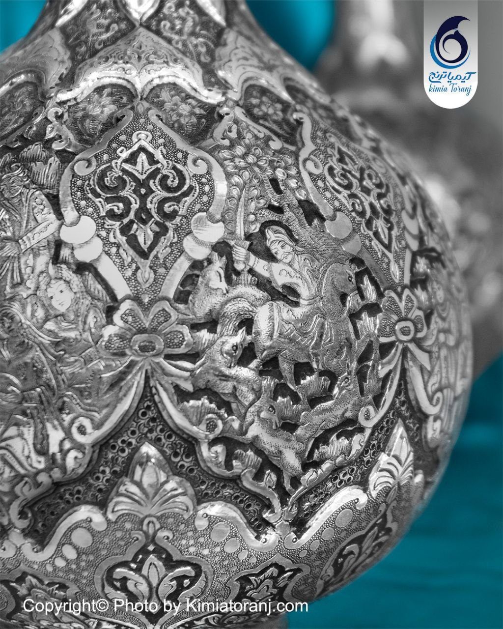 تنگ سنبلدان قلم زنی اسلیمی و صورت