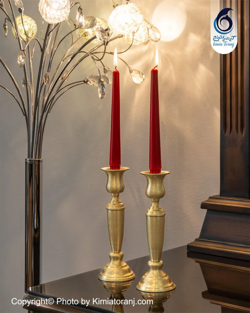 شمعدان تک سر برنجی