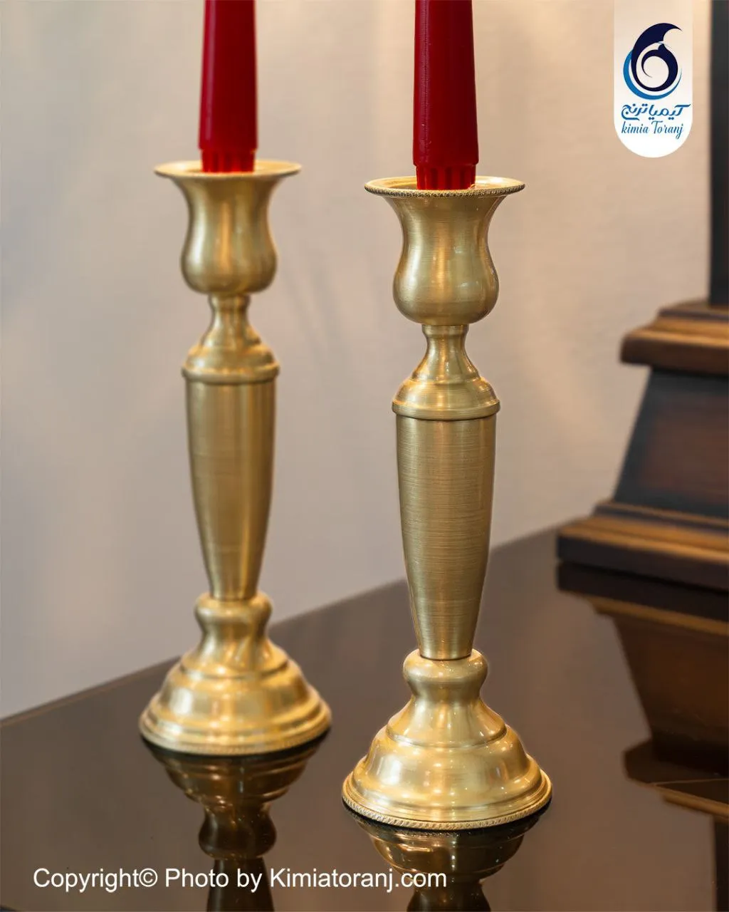 شمعدان تک سر برنجی