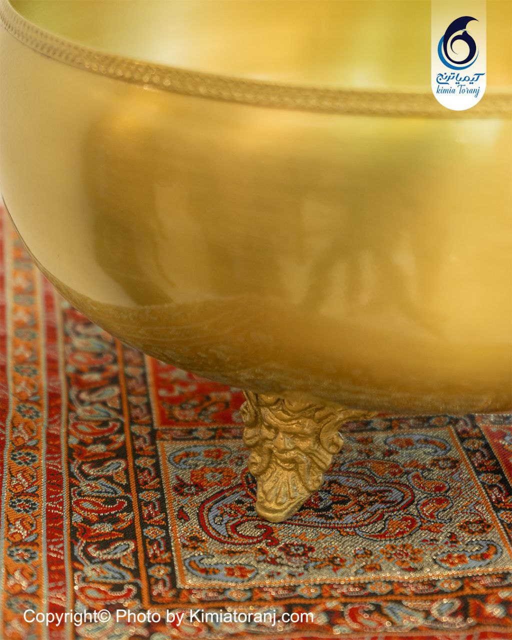 پسته خوری سه پایه برنجی