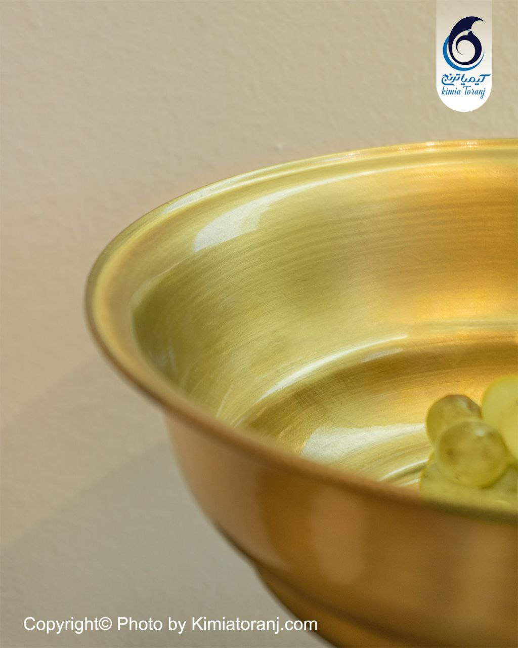 آجیل خوری ساده تک پایه برنجی