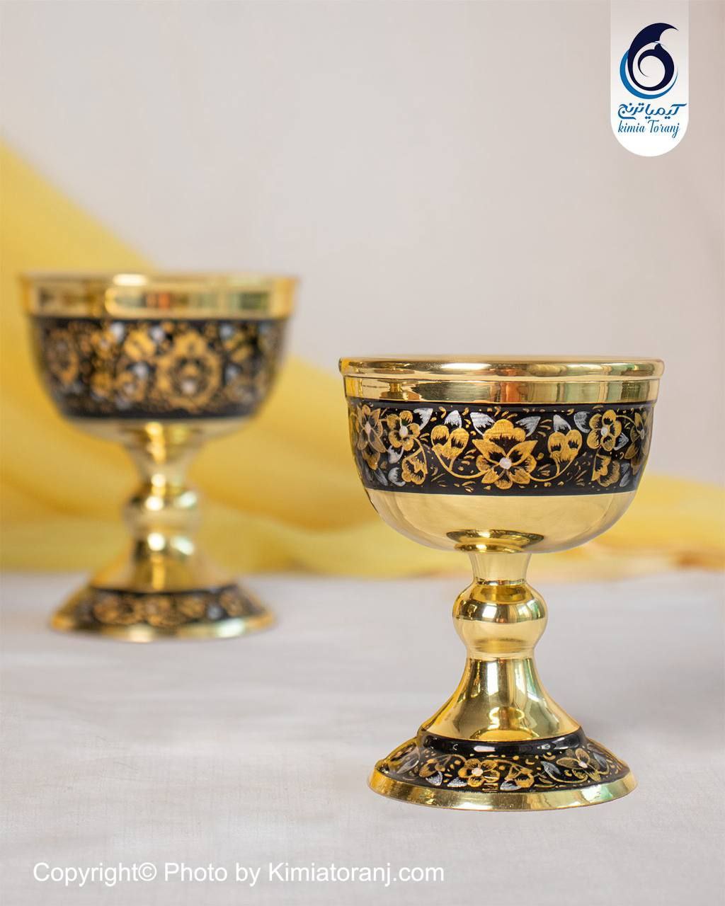 ست سنگاب زرینه ساده برنجی