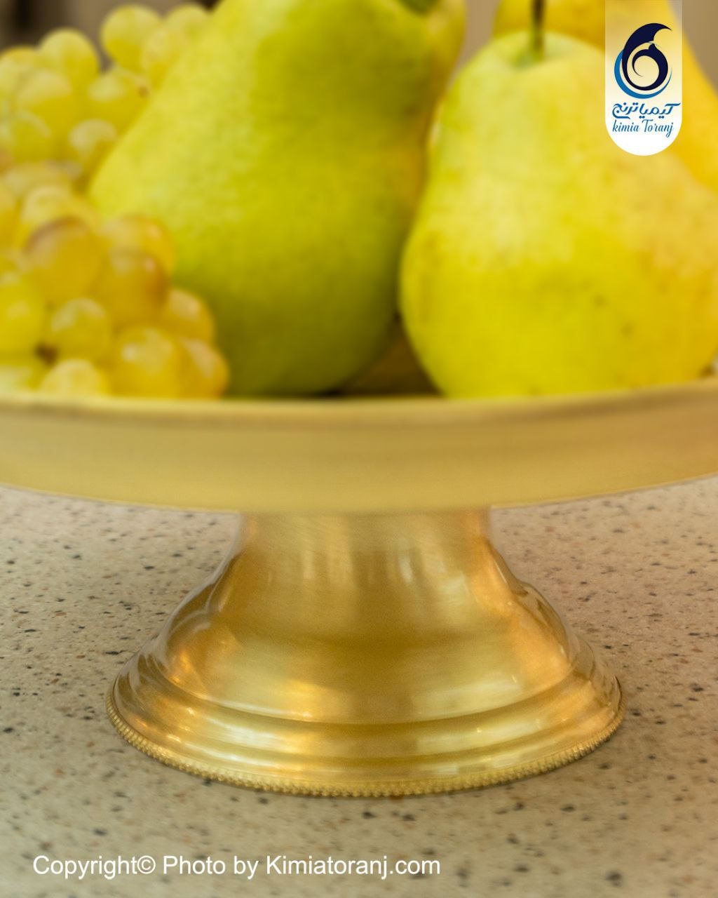 میوه خوری  تک پایه برنجی