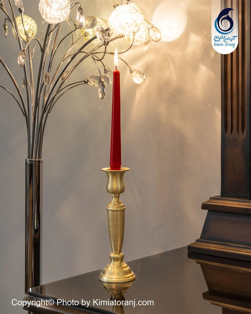 شمعدان تک سر برنجی