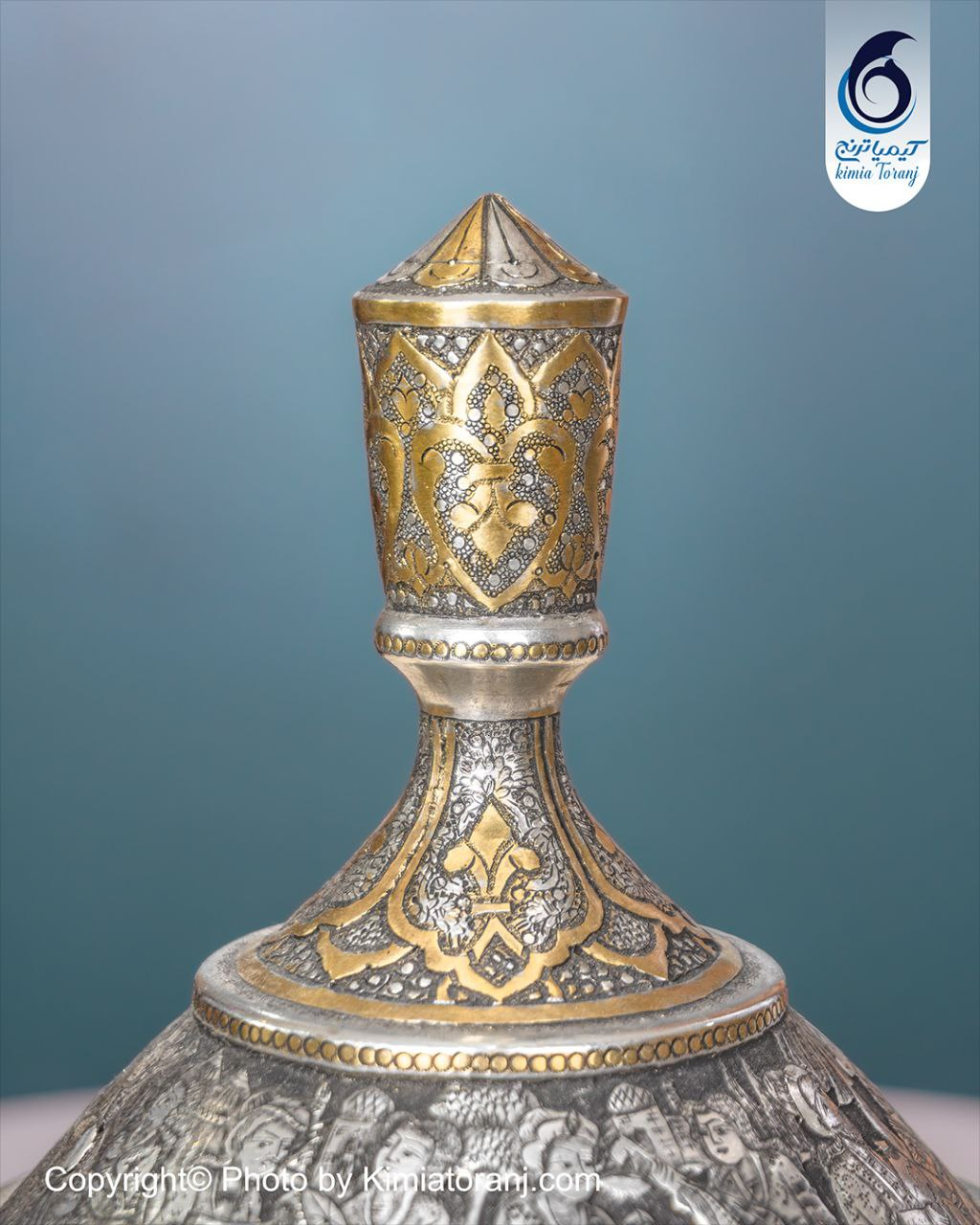 شکلات خوری قلم زنی اسلیمی و صورت