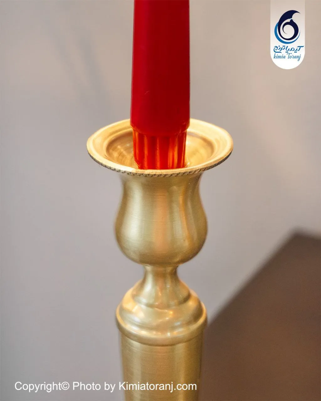 شمعدان تک سر برنجی