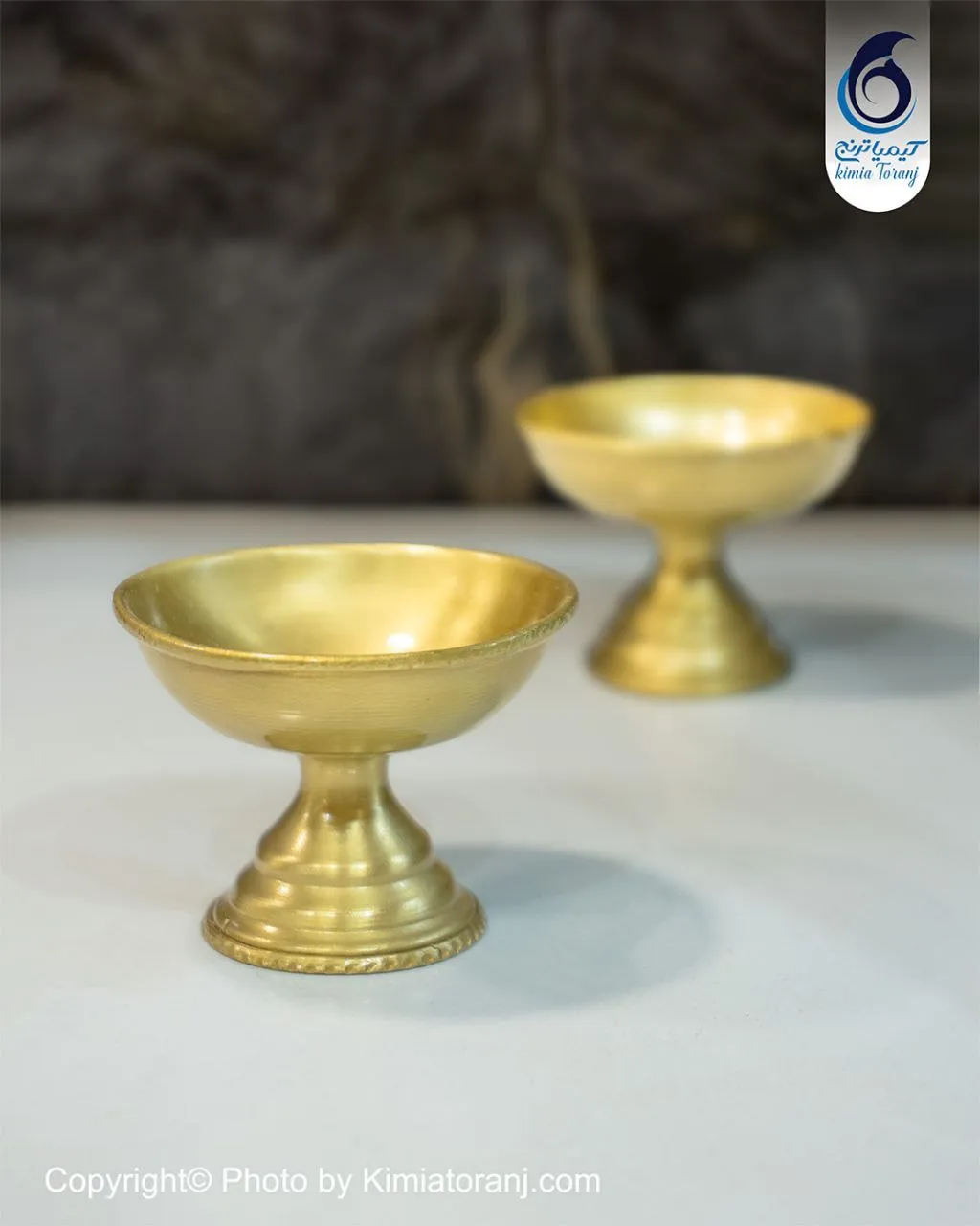 قند پهلو نقلی برنجی ضخیم