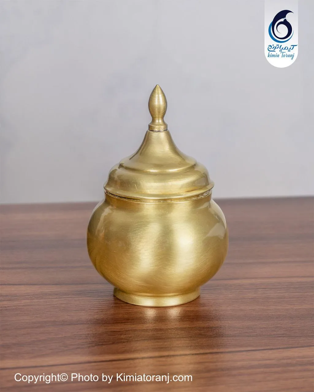 قندان نقلی برنجی ضخیم