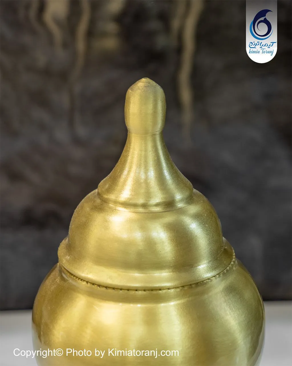 قندان نقلی برنجی ضخیم