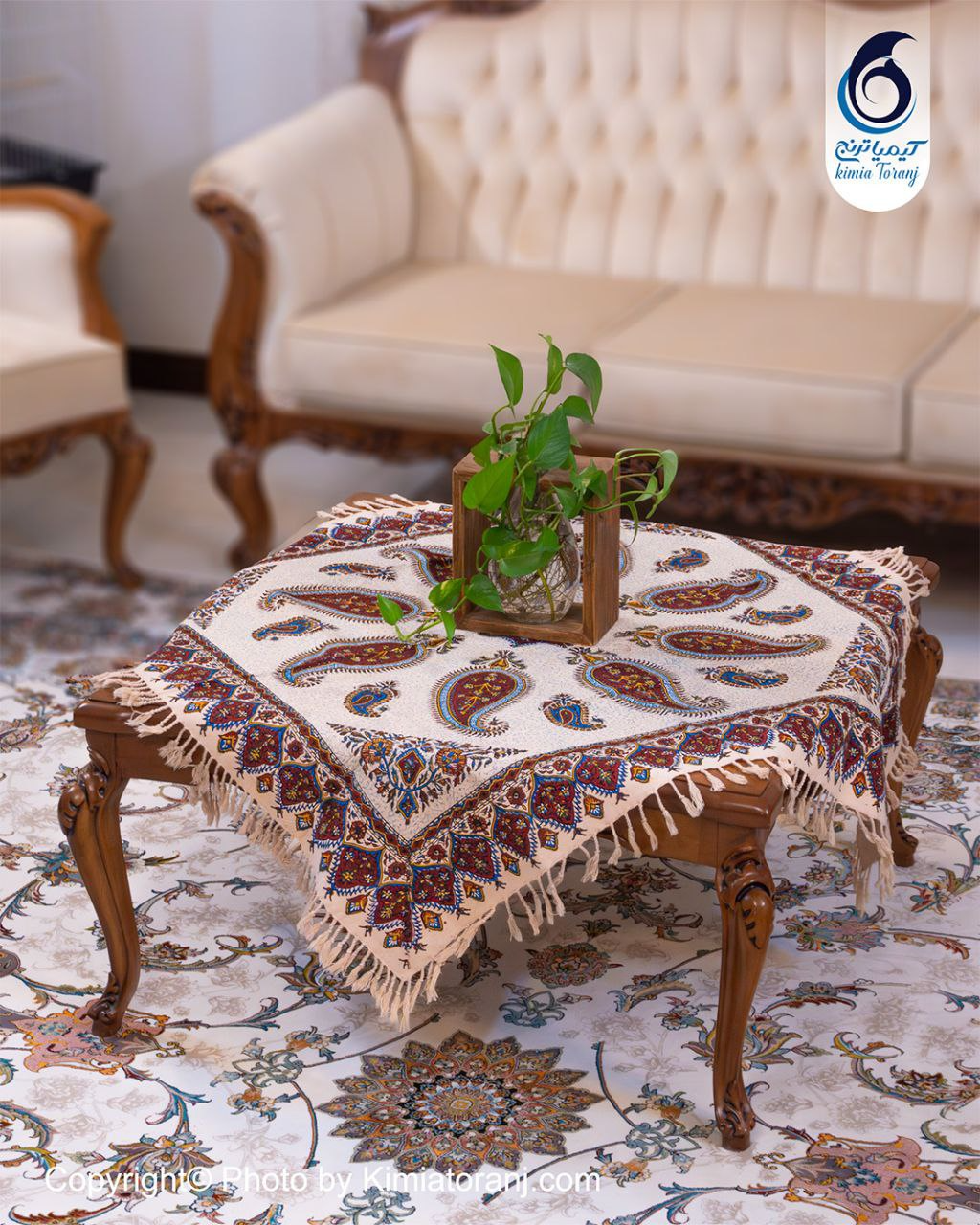 پارچه قلمکار طرح سنتی