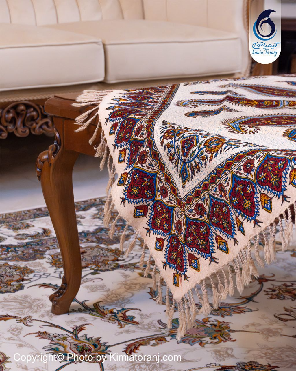 پارچه قلمکار طرح سنتی