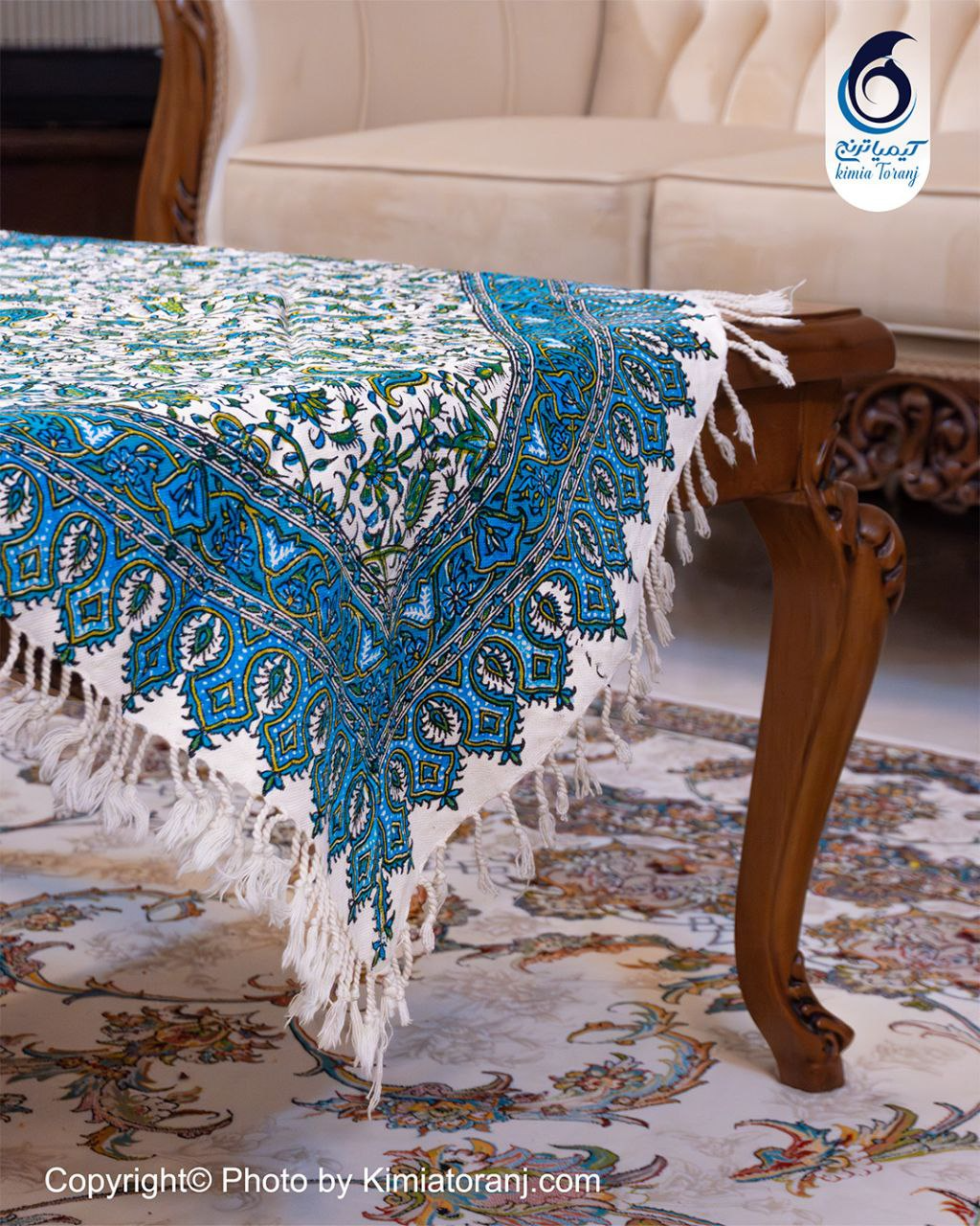 پارچه قلم کار طرح سنتی