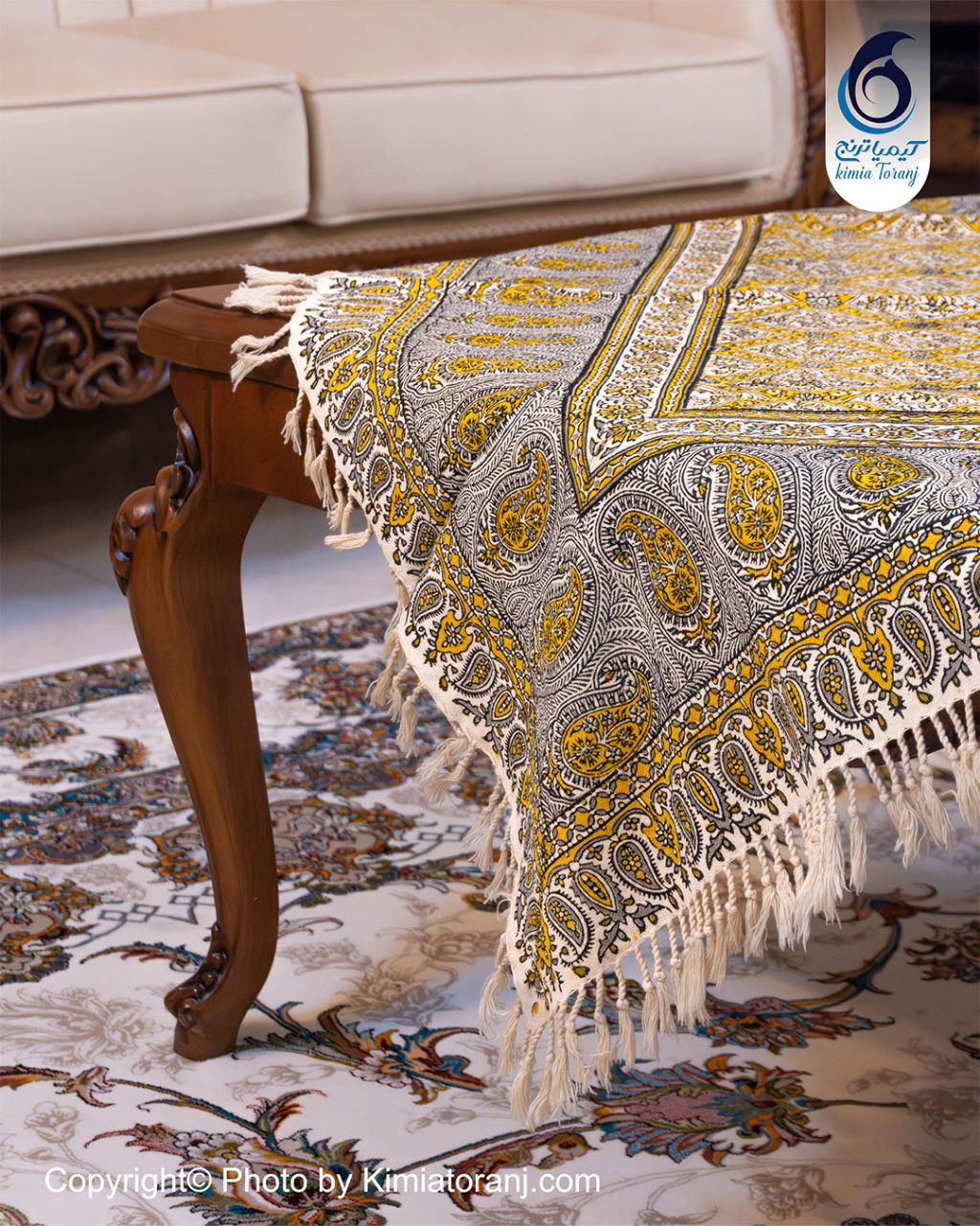 پارچه قلم کار  طرح سلطنتی