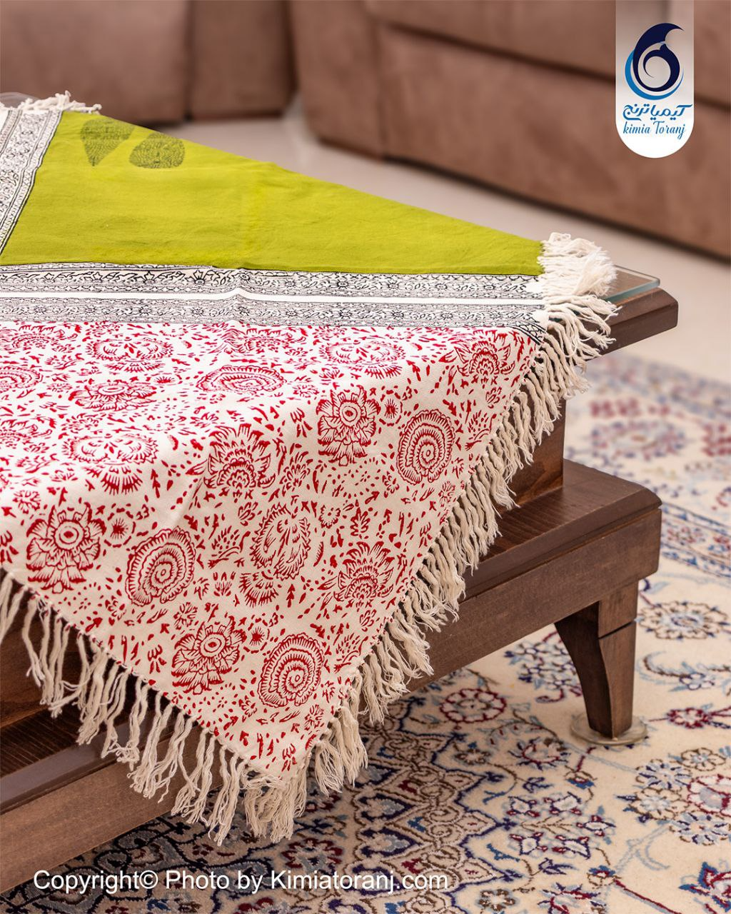 پارچه قلم کار طرح مدرن