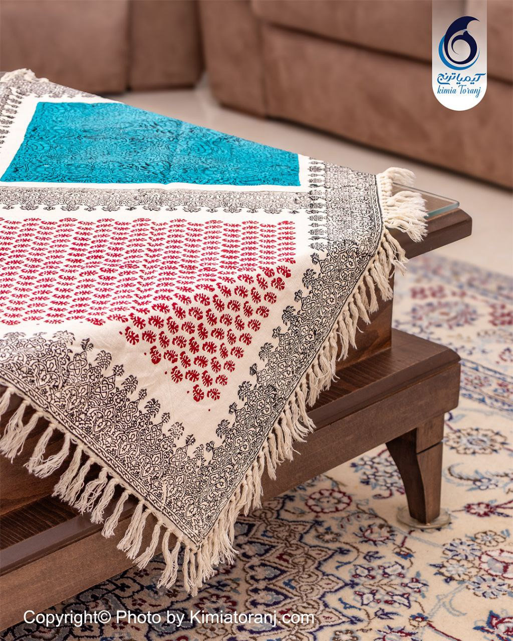 پارچه قلم کار طرح مدرن