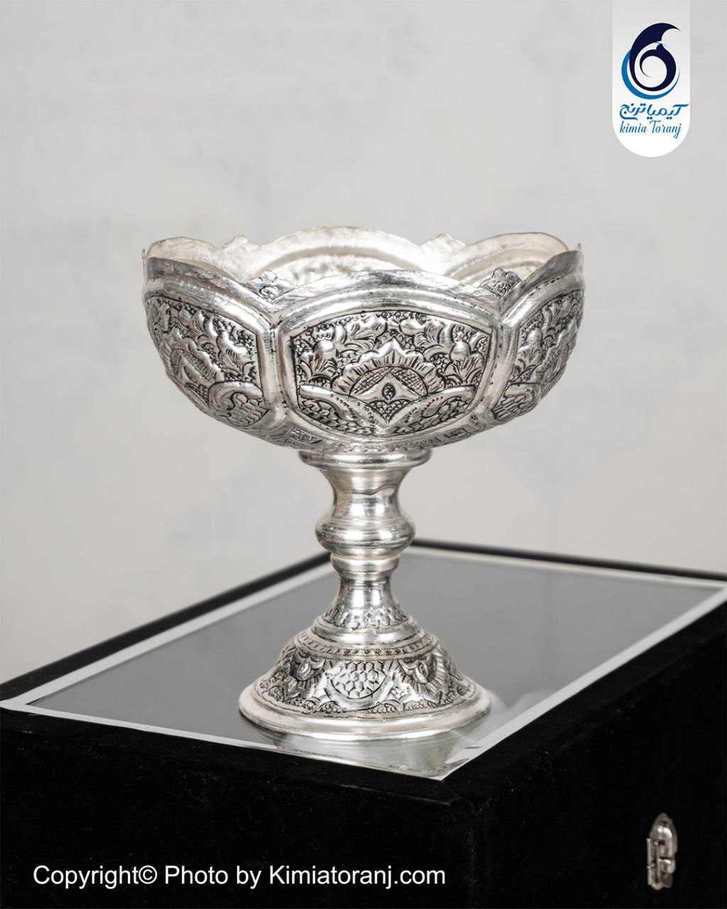 پک هدیه نگارینه آجیل خوری شبه نقره