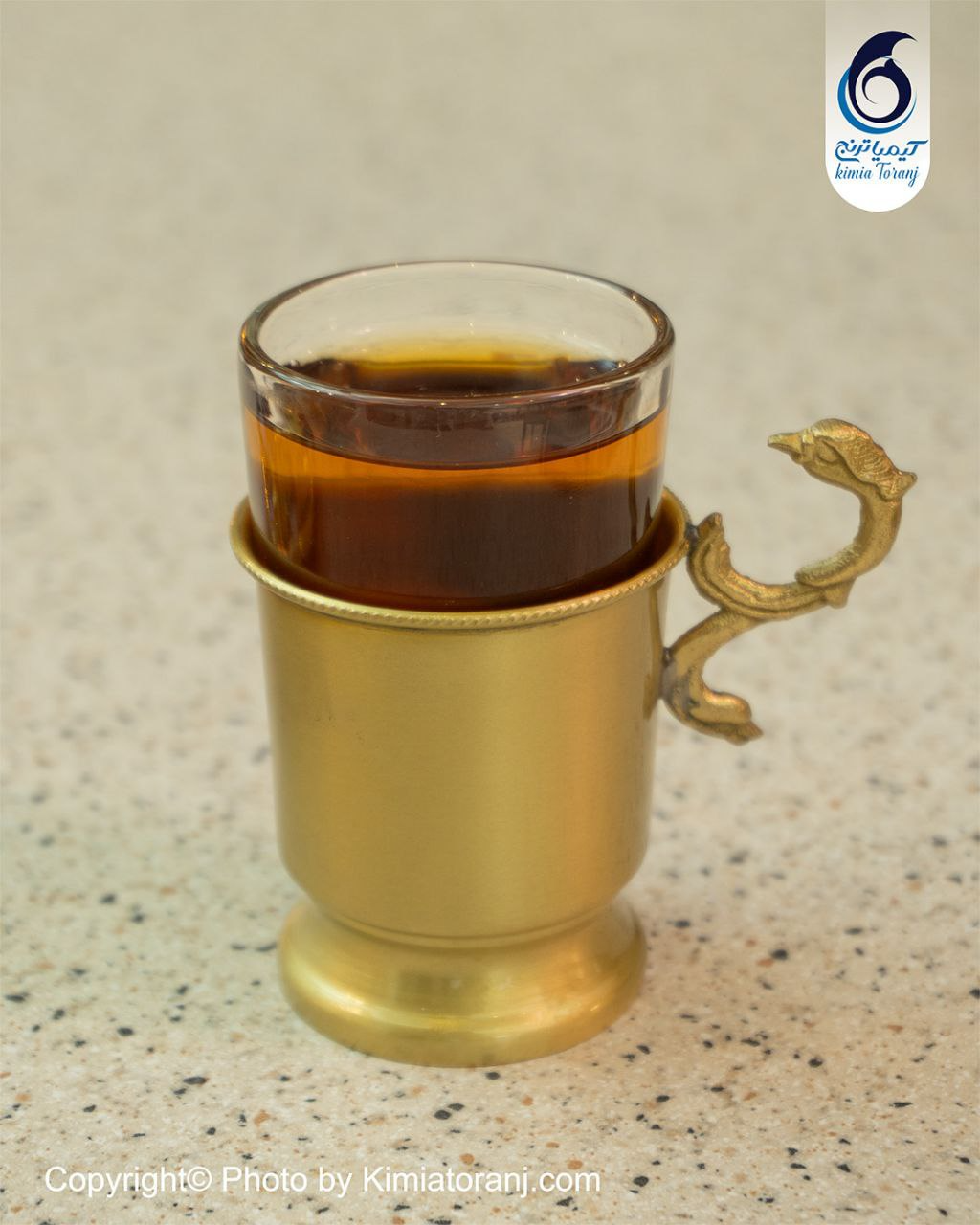 گالش استکان ساده برنجی