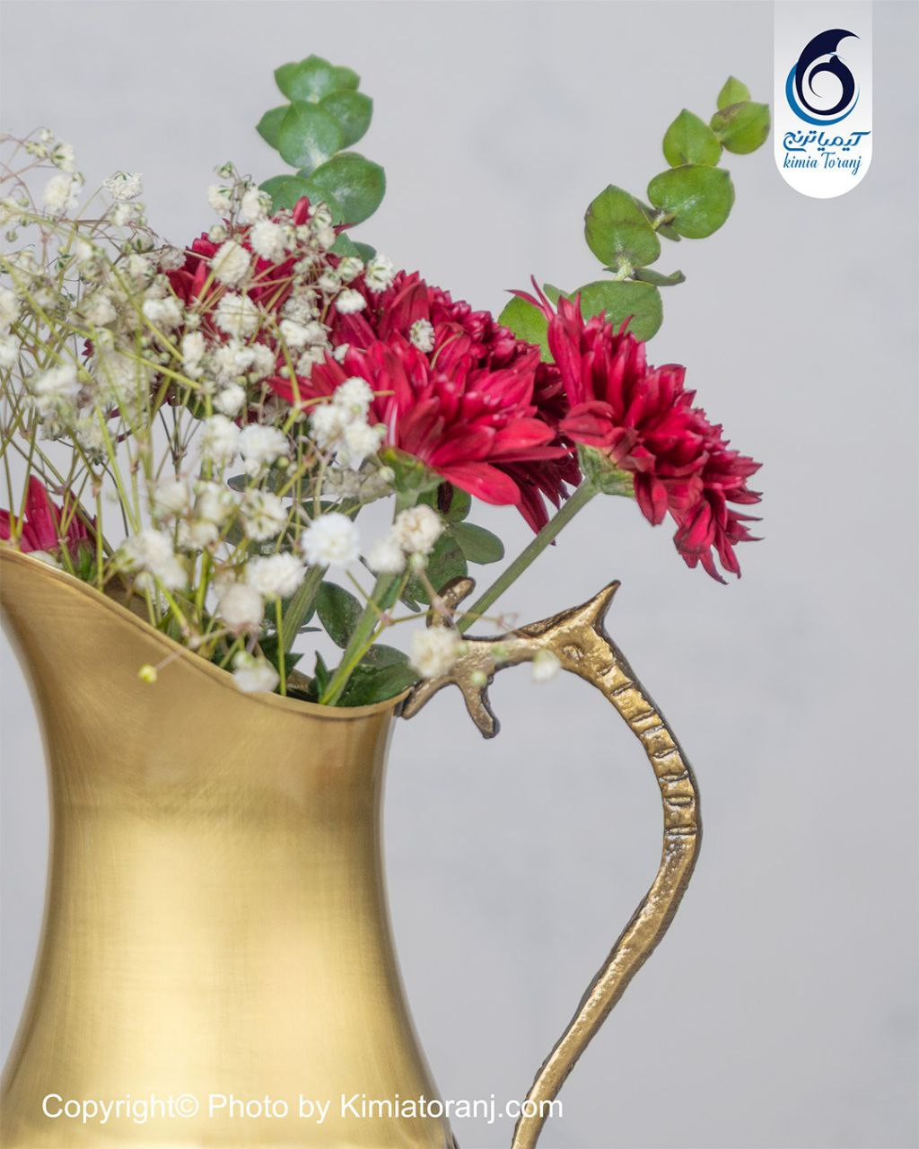 پارچ برنجی ساده