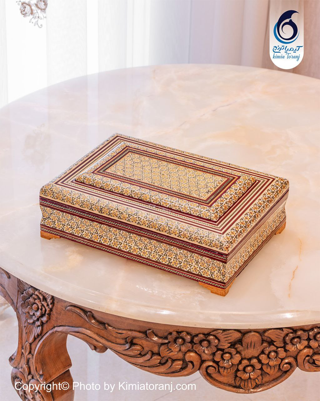 جعبه قرآن تمام خاتم