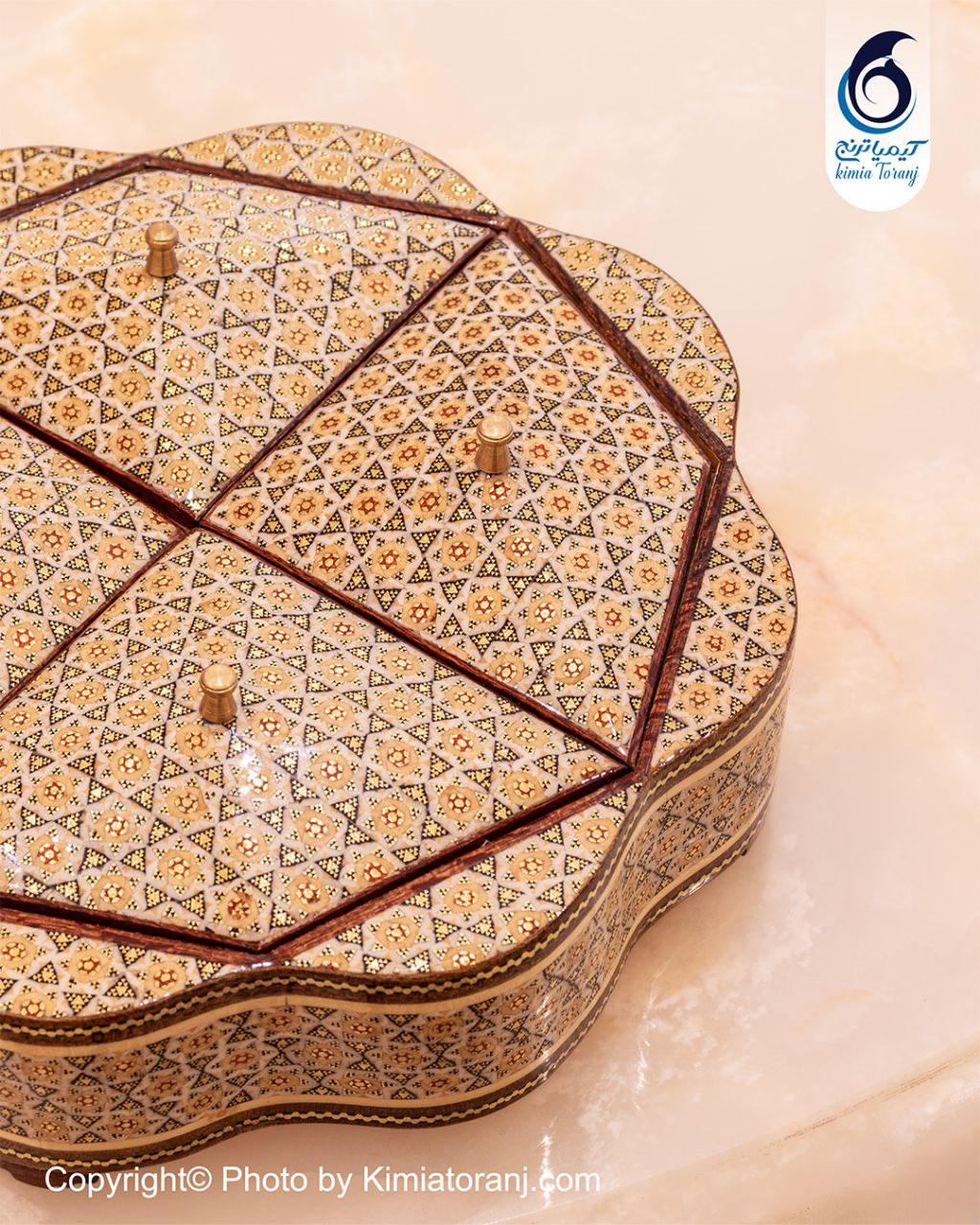 شکلات خوری چهار درب تمام خاتم