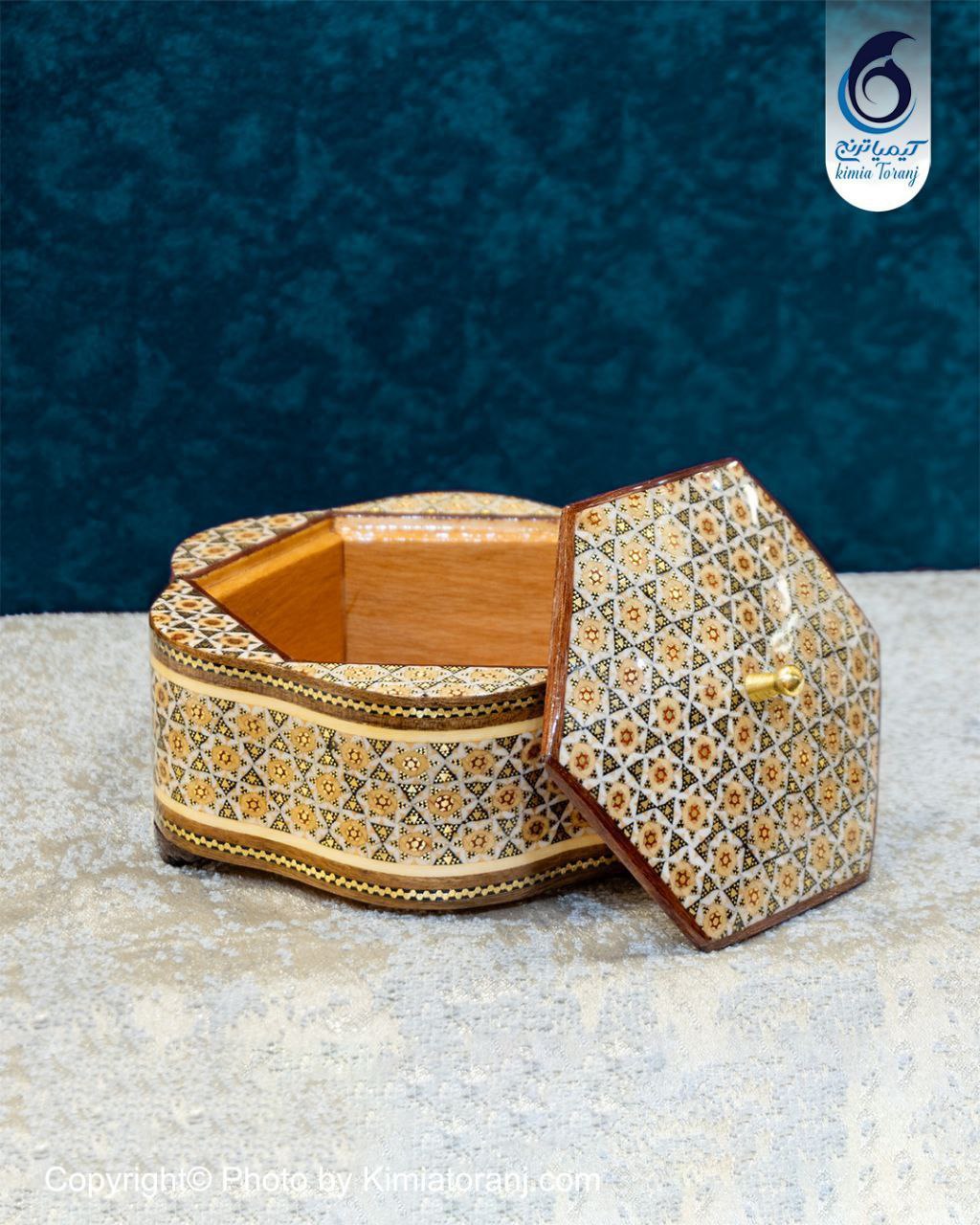 شکلات خوری تمام خاتم شش گوش