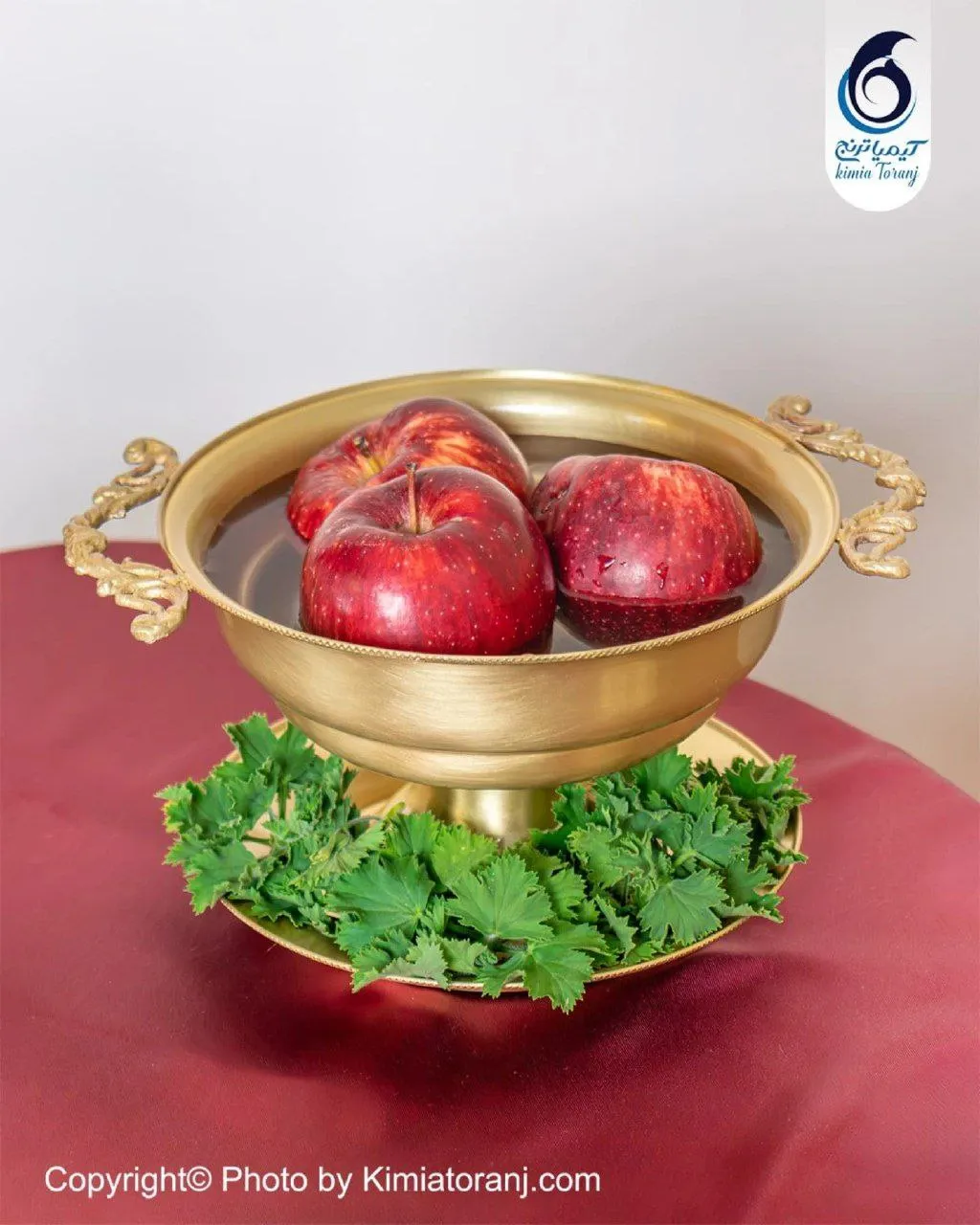 ست هفت سین ساده برنجی ضخیم