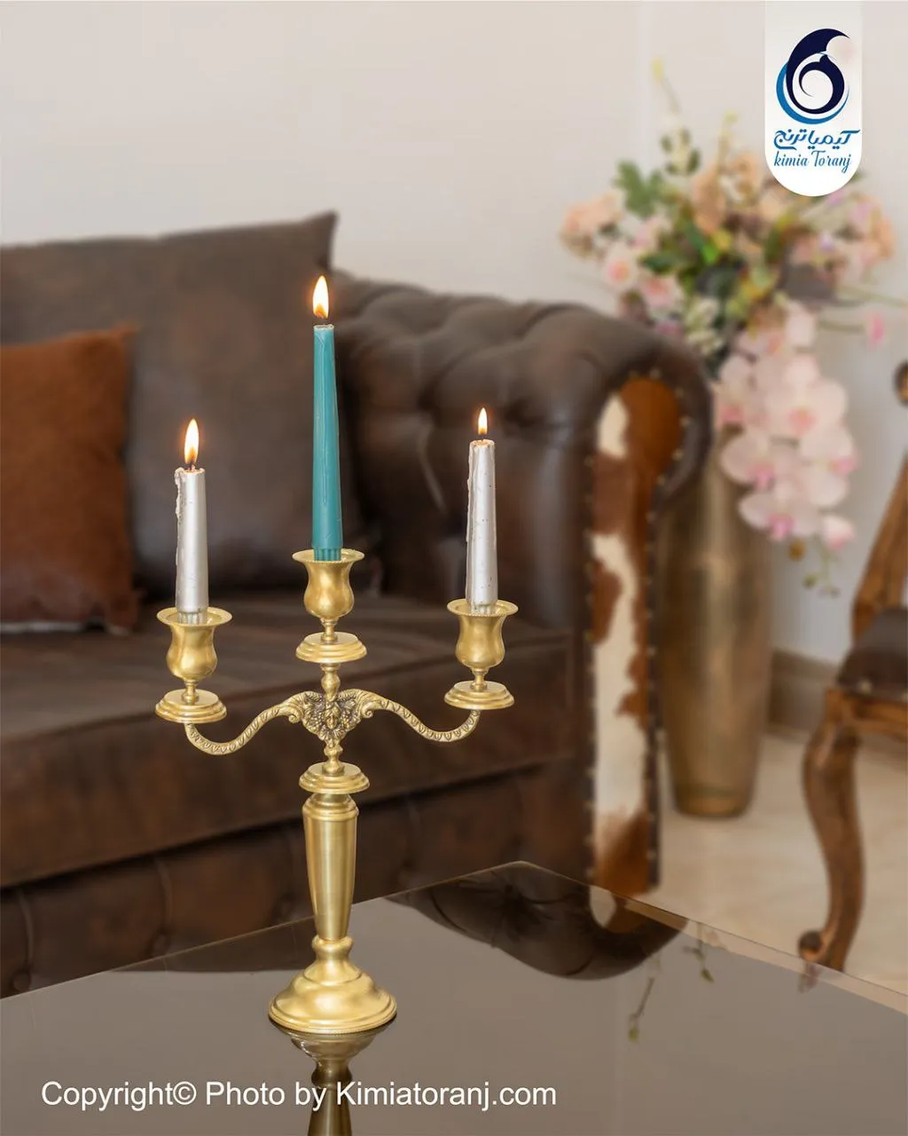 سرویس پذیرایی عروس ساده  برنجی ضخیم