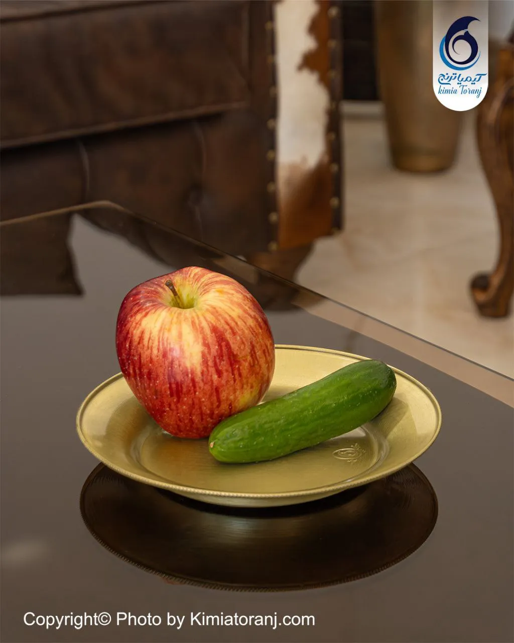 سرویس پذیرایی عروس ساده  برنجی ضخیم